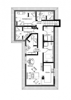 120m² Apartment nahe A1 - 4 Schlafzimmern - 2 Bäder - große Wohnküche - Grillplatz - Parkplatz